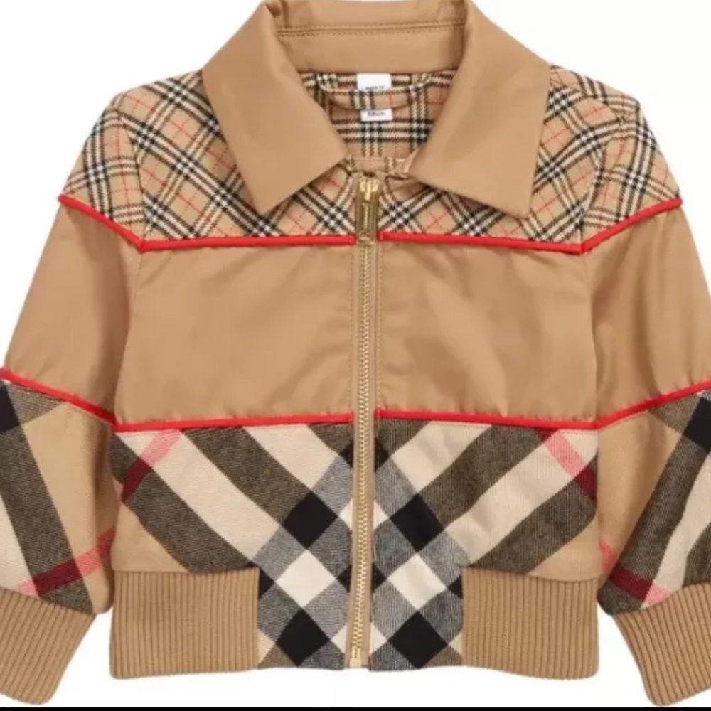 BNWT BURBERRY Burberry Check Cotton Harrington Jacket